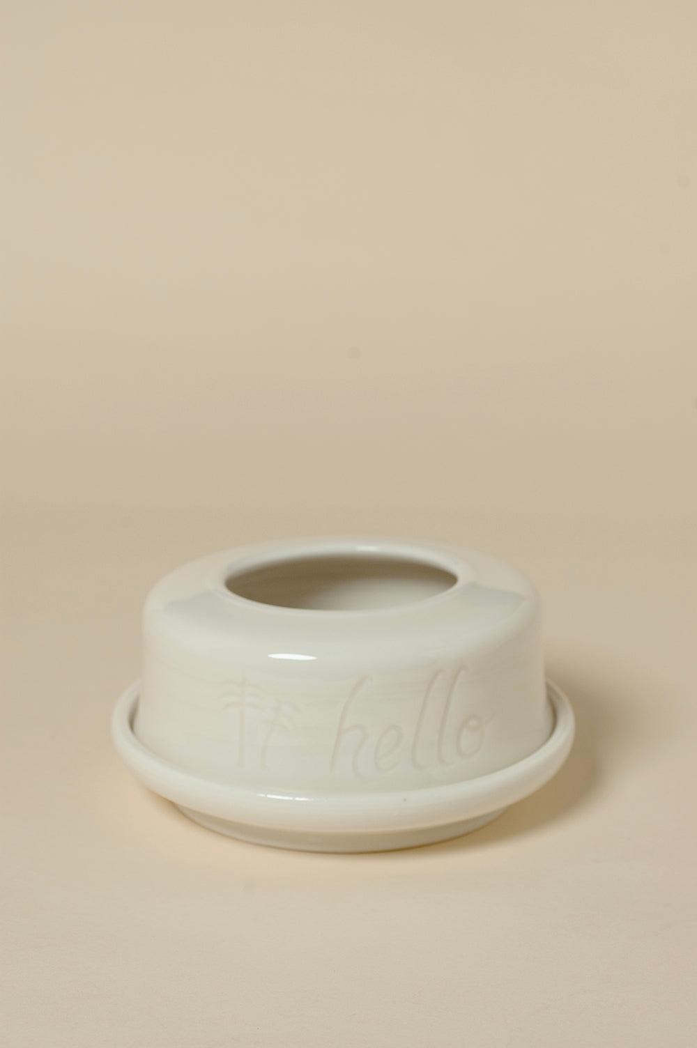 Handmade Translucent Porcelain Candle Holder | Dripping Wax Design | Minimalist Ceramic Tealight Holder | Handmade Home Decor