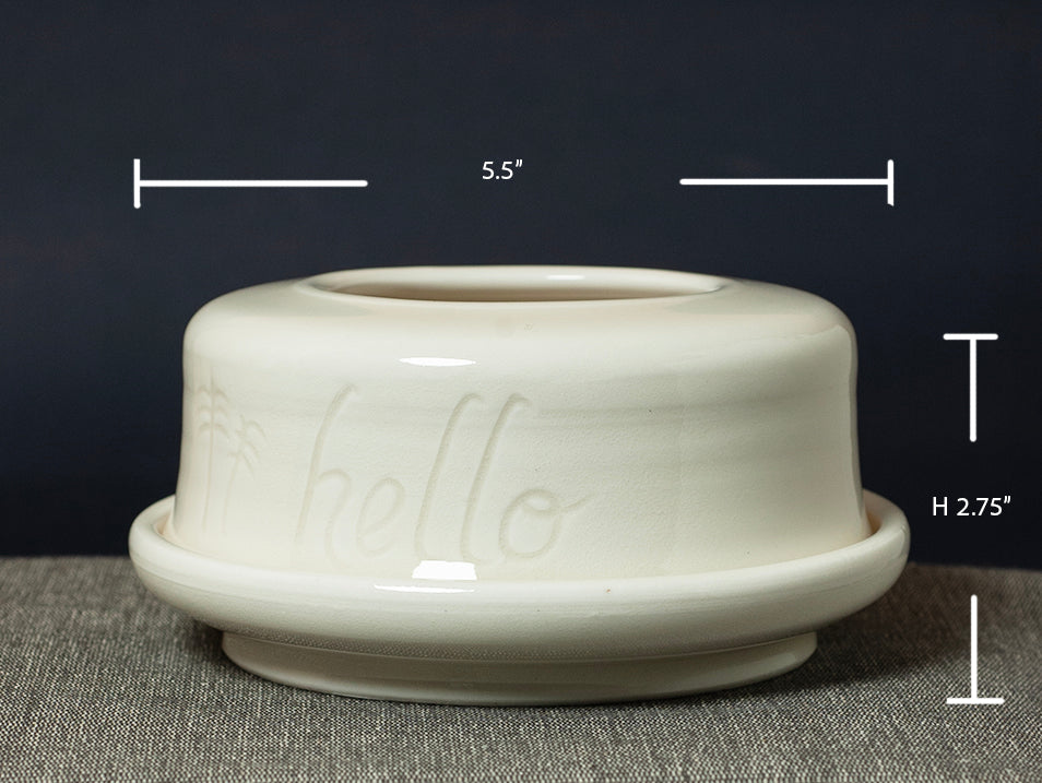 Handmade Translucent Porcelain Candle Holder | Dripping Wax Design | Minimalist Ceramic Tealight Holder | Handmade Home Decor